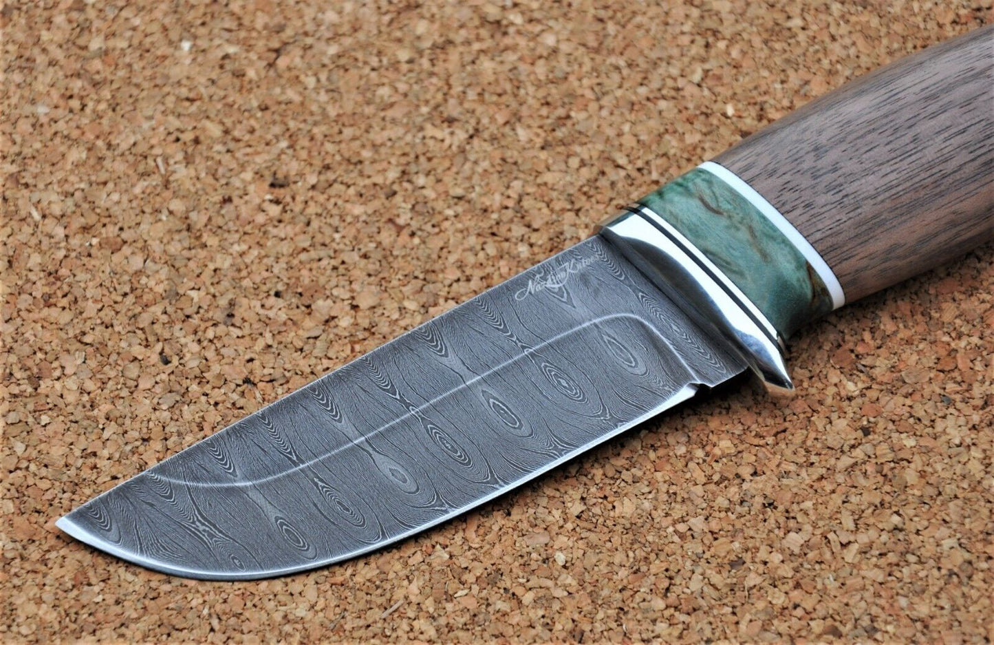 Damaszener Stahl Outdoor Jagd Damast Messer Nazarov Knives Handarbeit HRC62