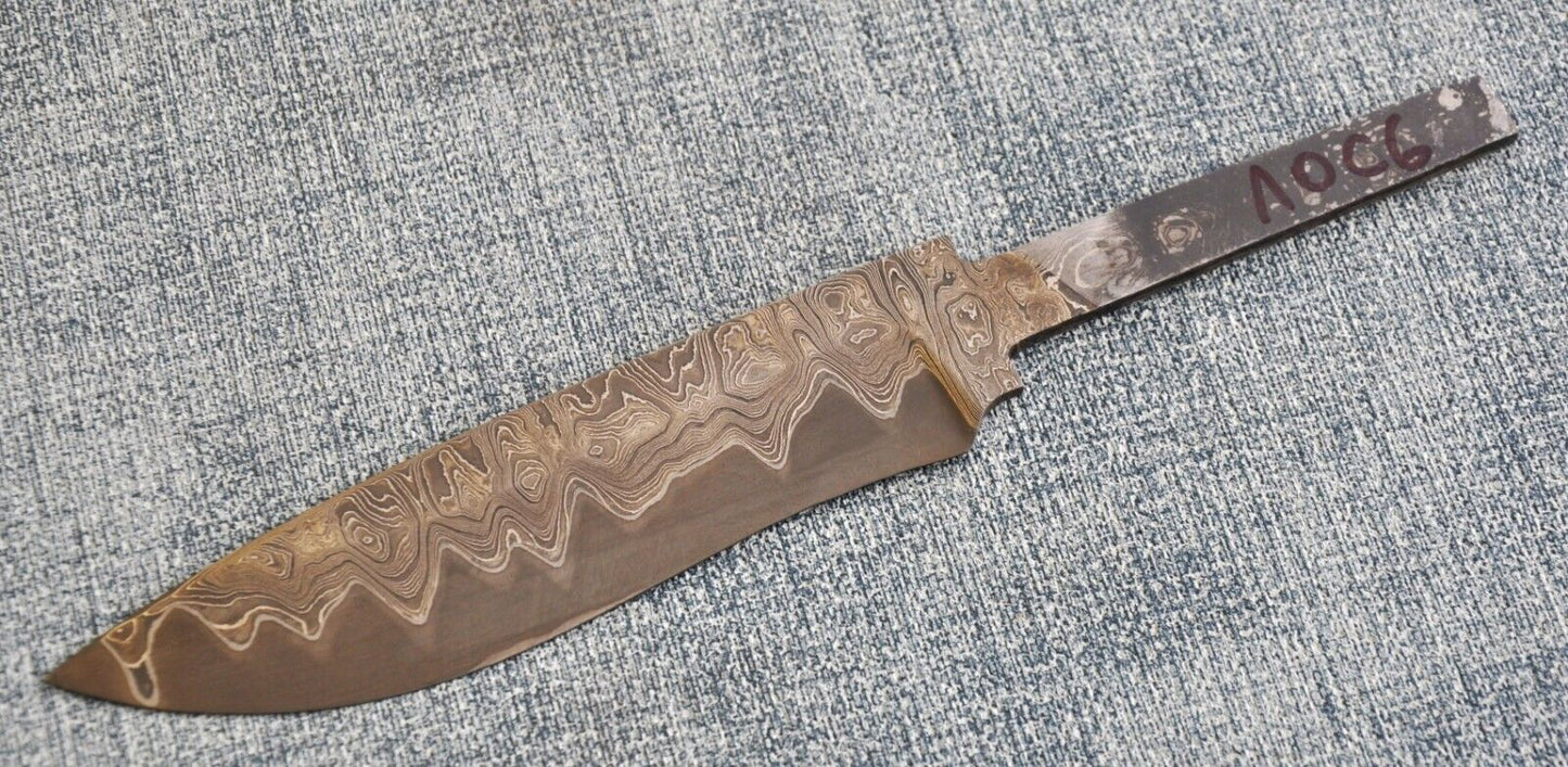 A.Marushin Damaszener Stahl Outdoor Jagdmesser Klinge San Mai Laminat Technik