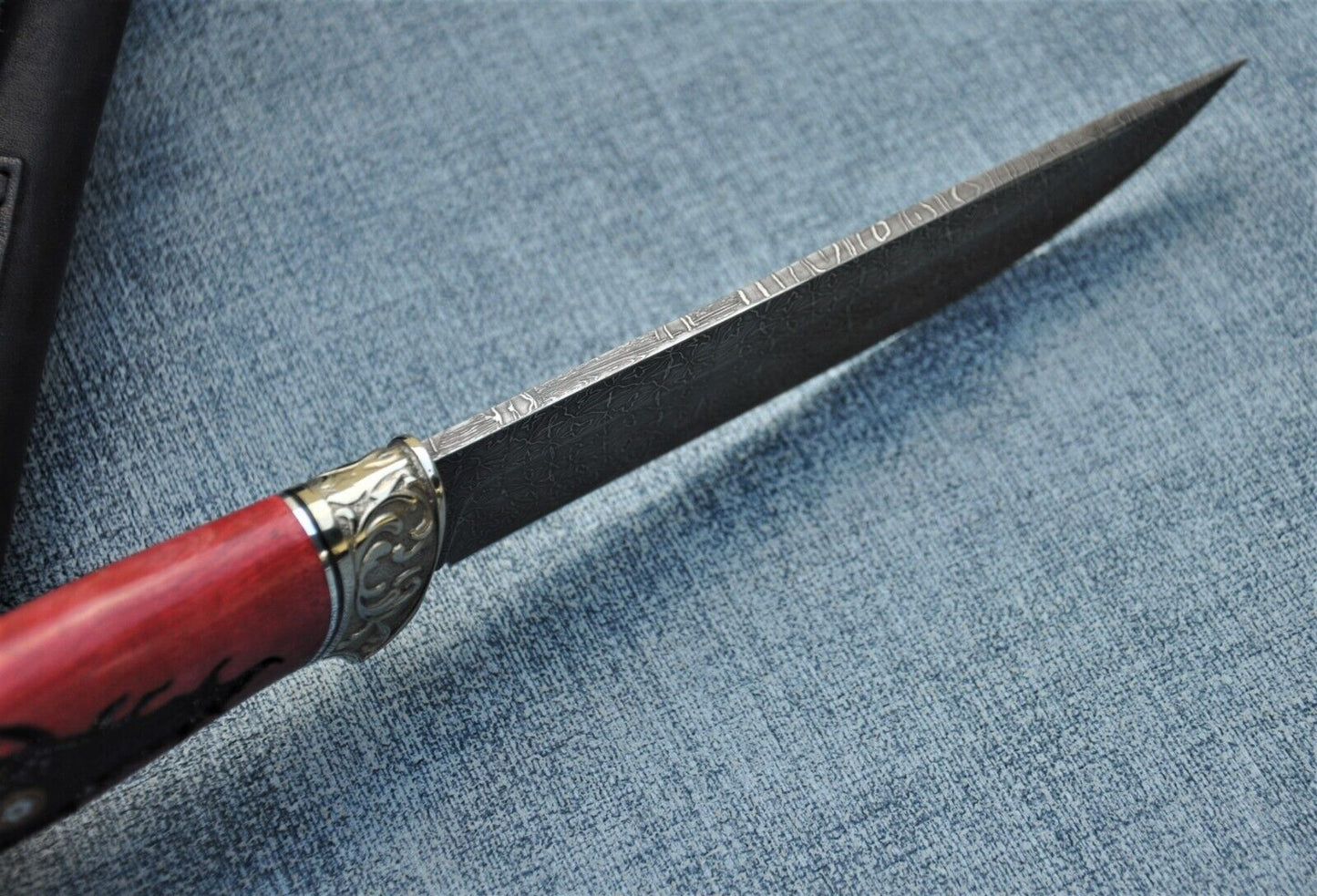 Mosaik Damast Stahl OutdoorMesser Handarbeit Nazarov Knives Russland HRC62 Овод