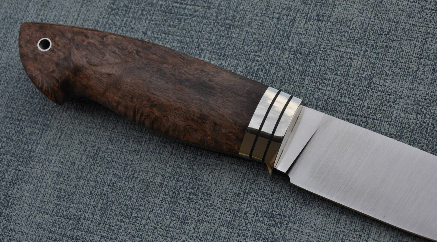 H12MF Stahl Outdoor Jagdmesser Yasniy Sokol Handarbeit