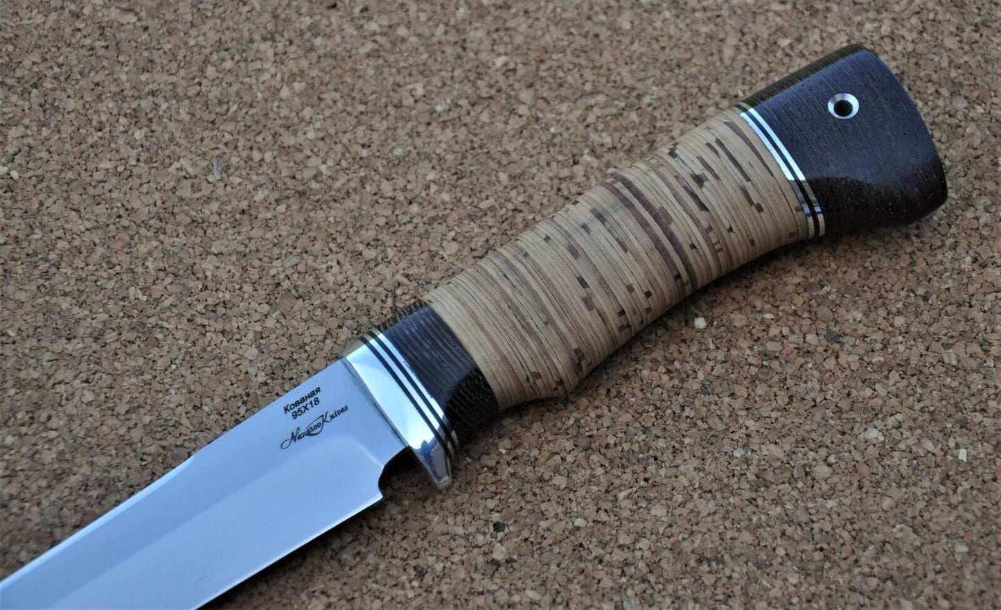 95H18 Stahl Rostfrei Outdoor Jagdmesser Handarbeit Nazarov Knives