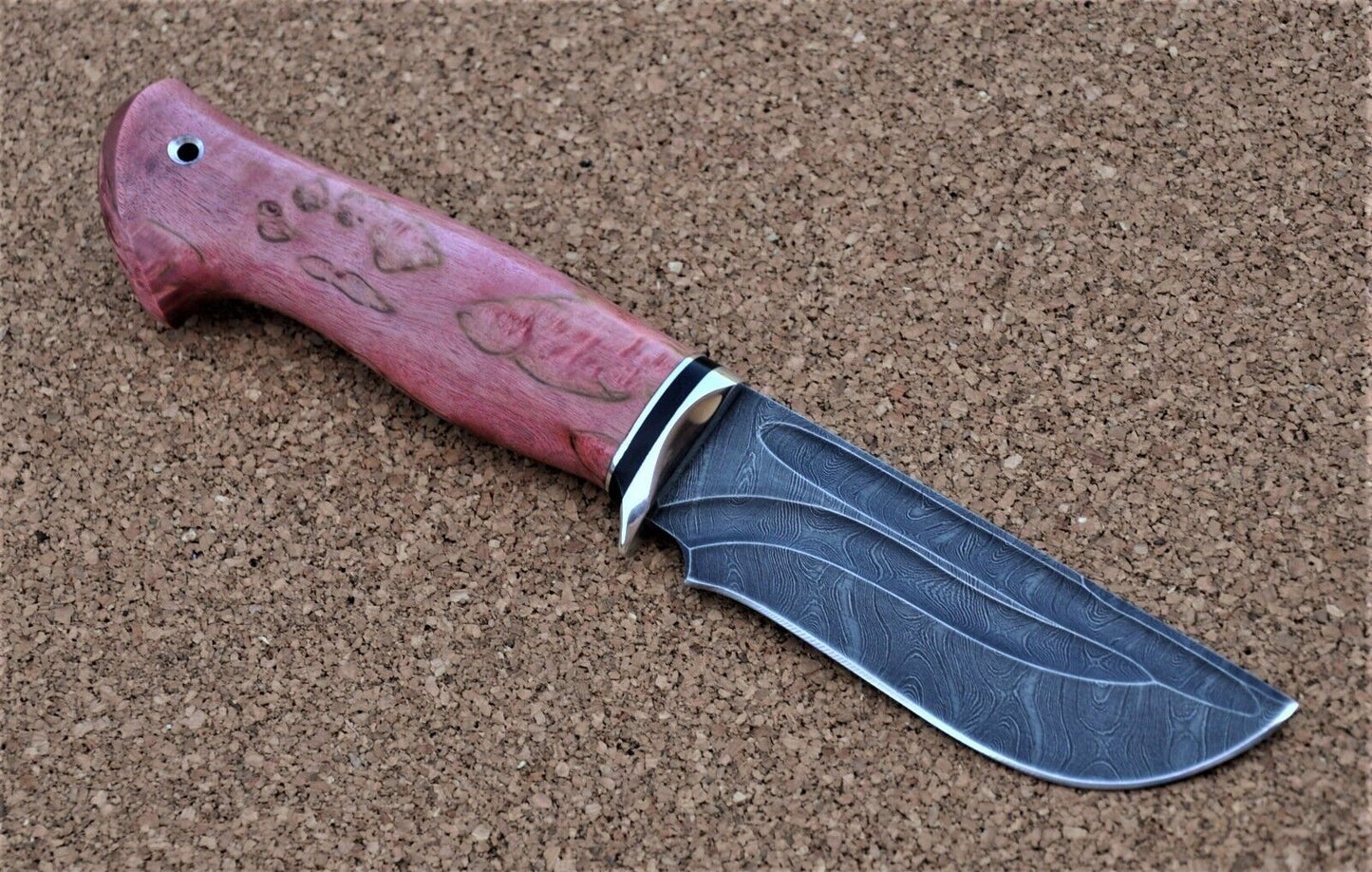 Damaszener Stahl Outdoor Jagd Damast Messer Nazarov Knives Handarbeit HRC62