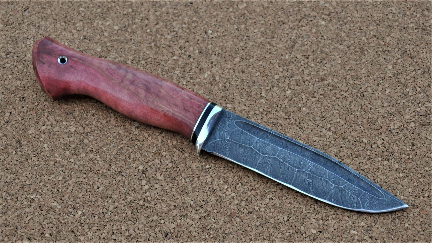 Damaszener Stahl Outdoor Jagd Damast Messer Nazarov Knives Handarbeit HRC62