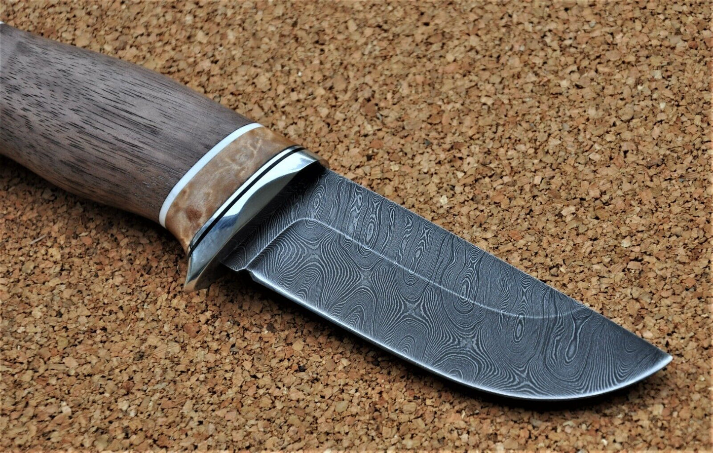 Damaszener Stahl Outdoor Jagd Damast Messer Nazarov Knives Handarbeit HRC62