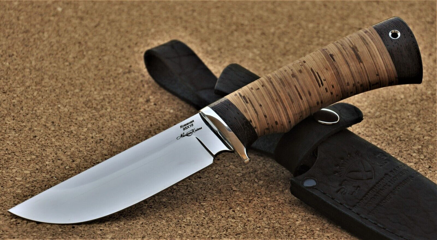 95H18 Stahl Rostfrei Outdoor Jagdmesser Handarbeit Nazarov Knives