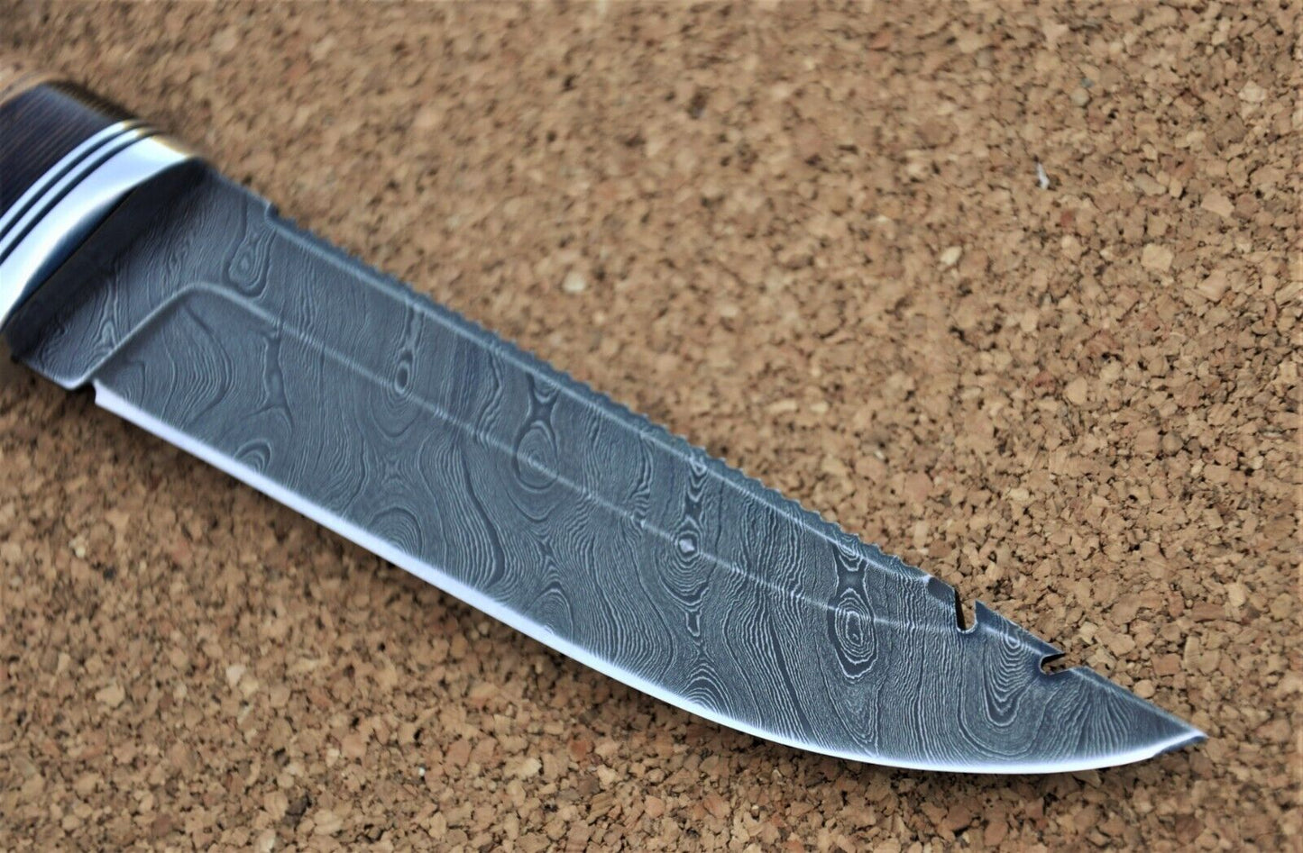 Damast Damaszener Stahl Outdoor Messer Nazarov Knives Handarbeit HRC62 Рыбак