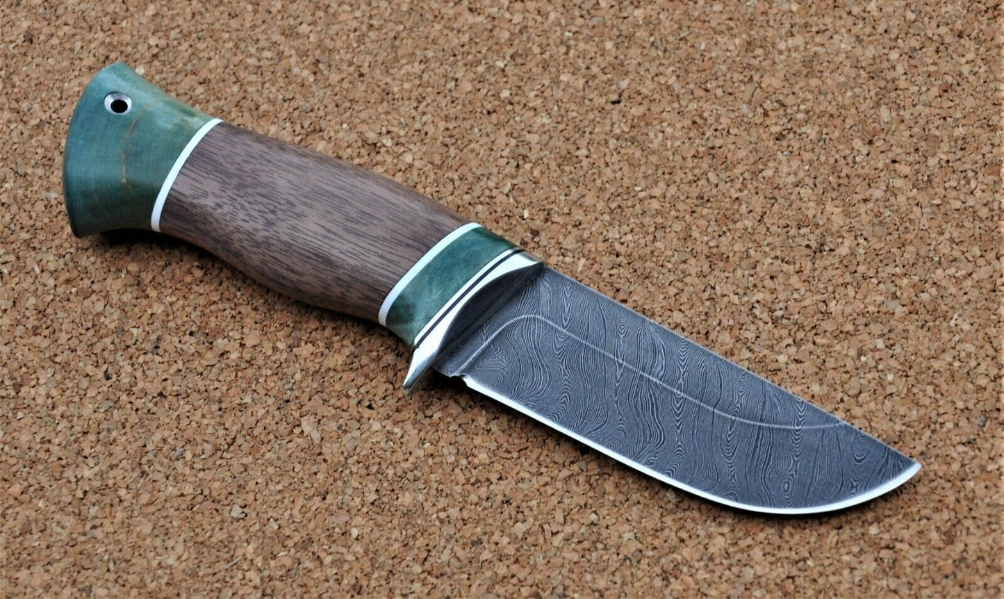 Damaszener Stahl Outdoor Jagd Damast Messer Nazarov Knives Handarbeit HRC62