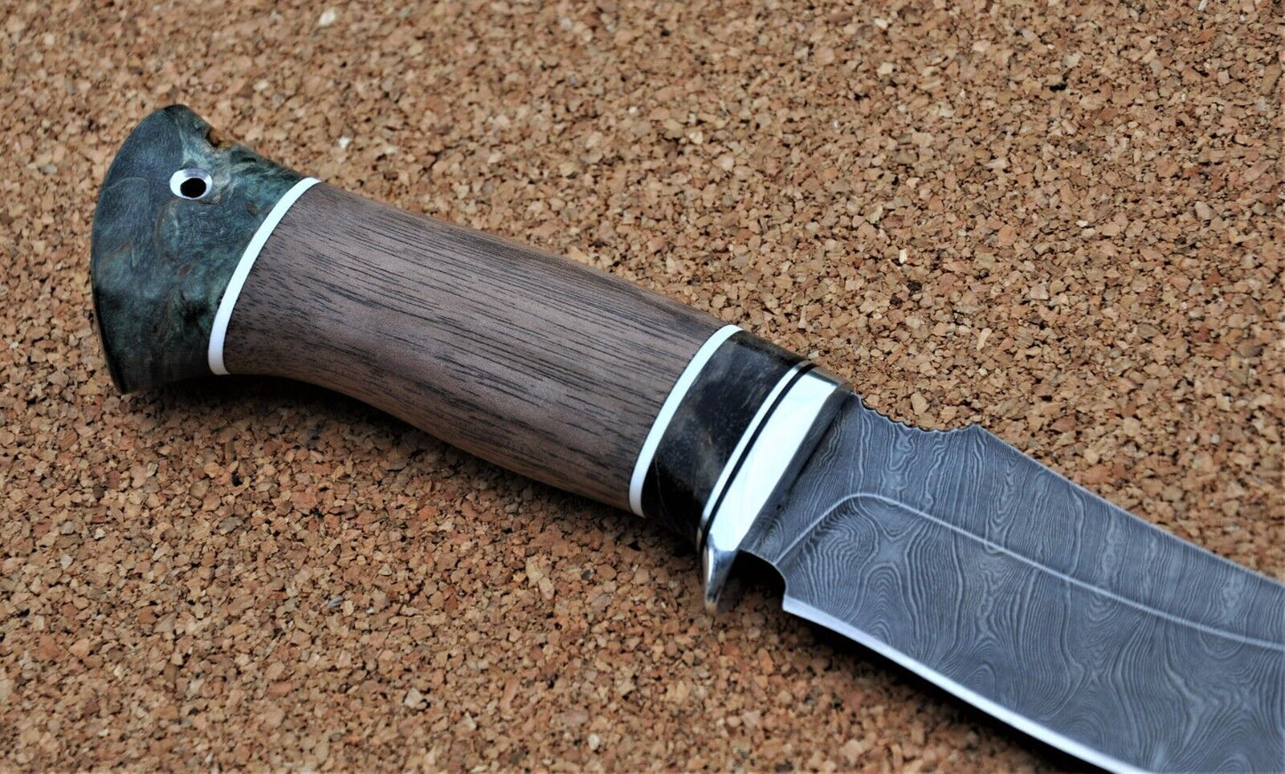 Damaszener Stahl Outdoor Jagd Damast Messer Nazarov Knives Handarbeit HRC62
