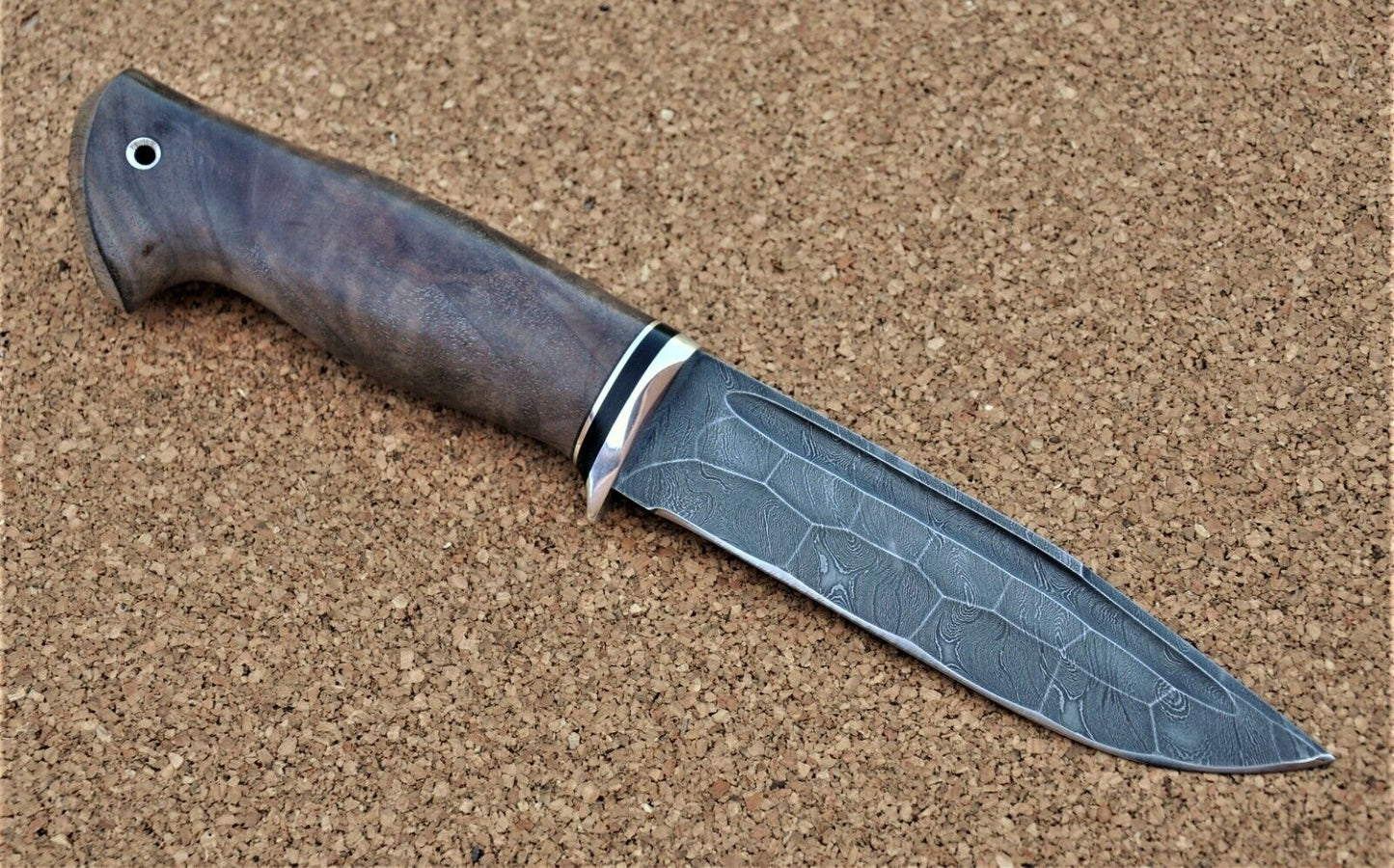 Damaszener Stahl Outdoor Jagd Damast Messer Nazarov Knives Handarbeit HRC62