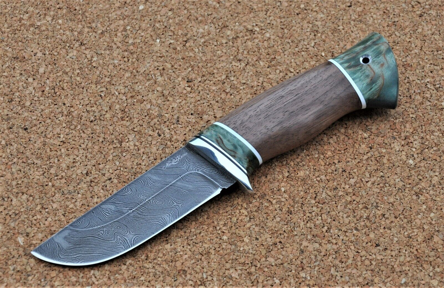 Damaszener Stahl Outdoor Jagd Damast Messer Nazarov Knives Handarbeit HRC62