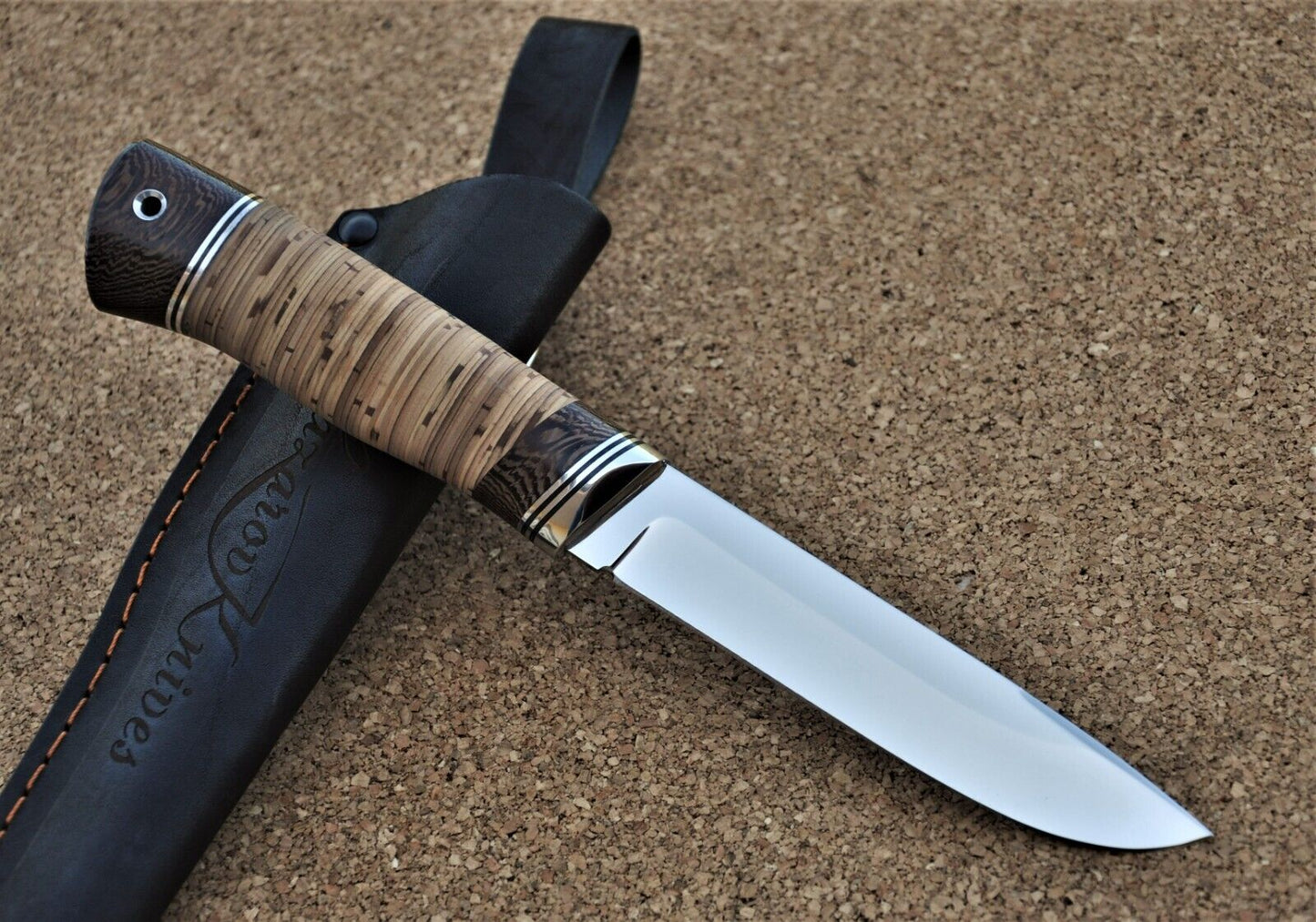 95H18 Stahl Rostfrei Outdoor Jagdmesser Handarbeit Nazarov Knives
