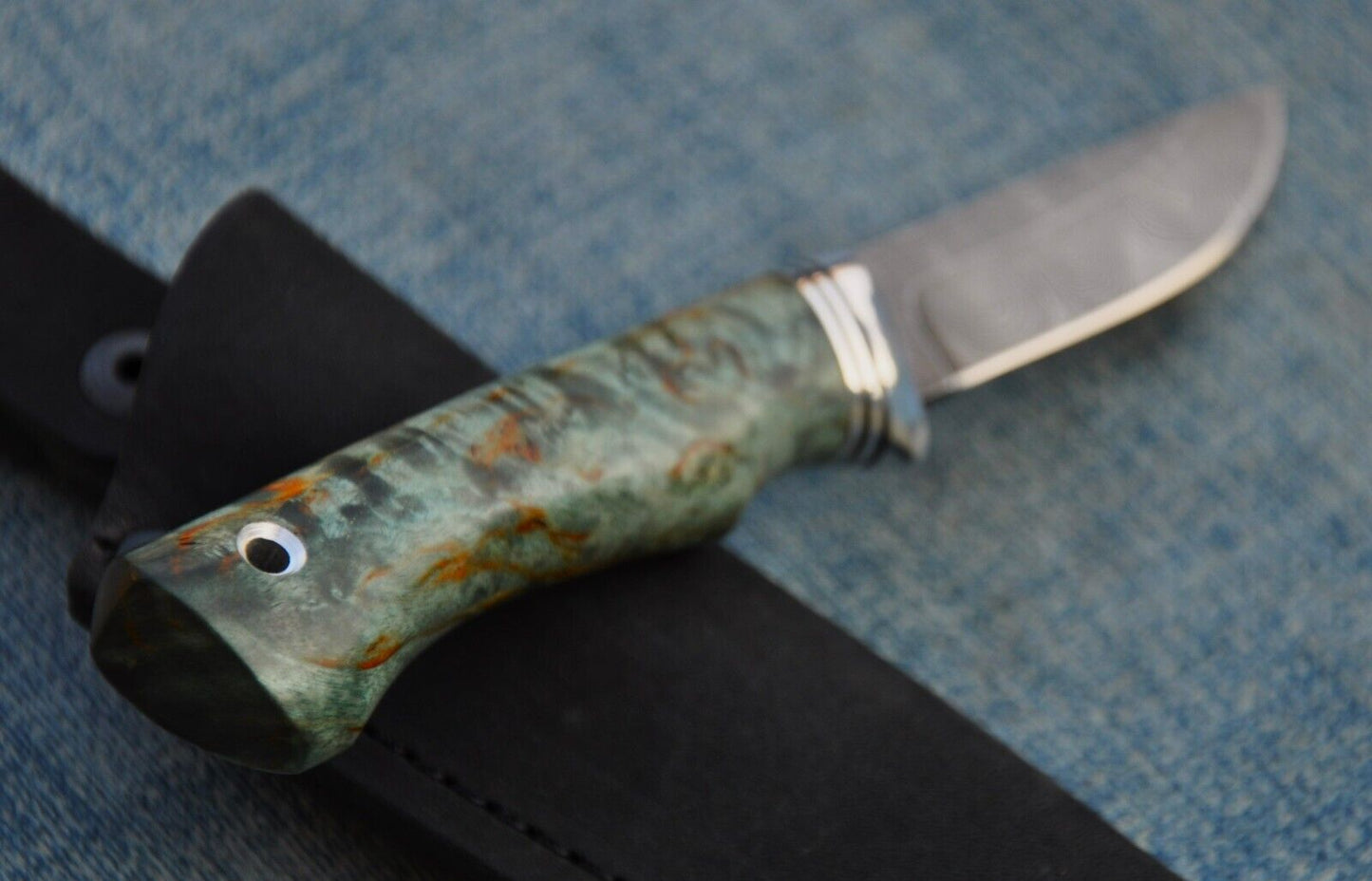 Damaszener Stahl Outdoor Damast Messer Малыш Nazarov Knives Handarbeit HRC62
