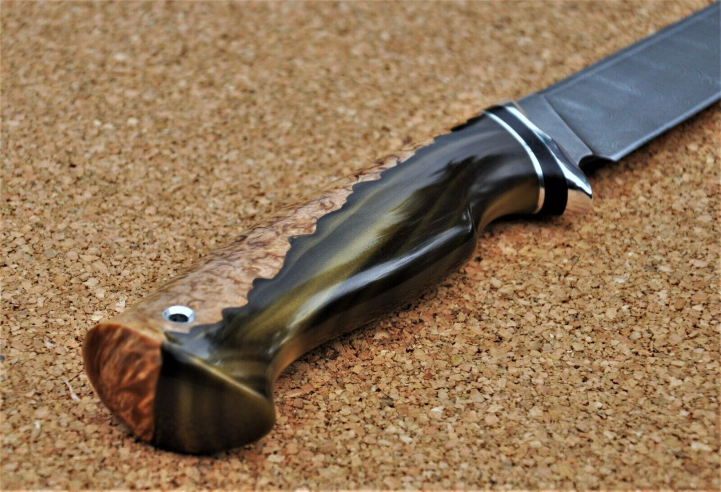 Damaszener Stahl Outdoor Damast Messer Nazarov Knives Handarbeit HRC62 Байкал