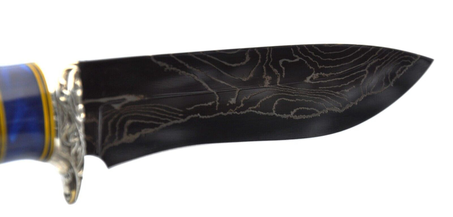 Nazarov Knives Russland laminated Damast Stahl Outdoor Messer Handarbeit HRC62