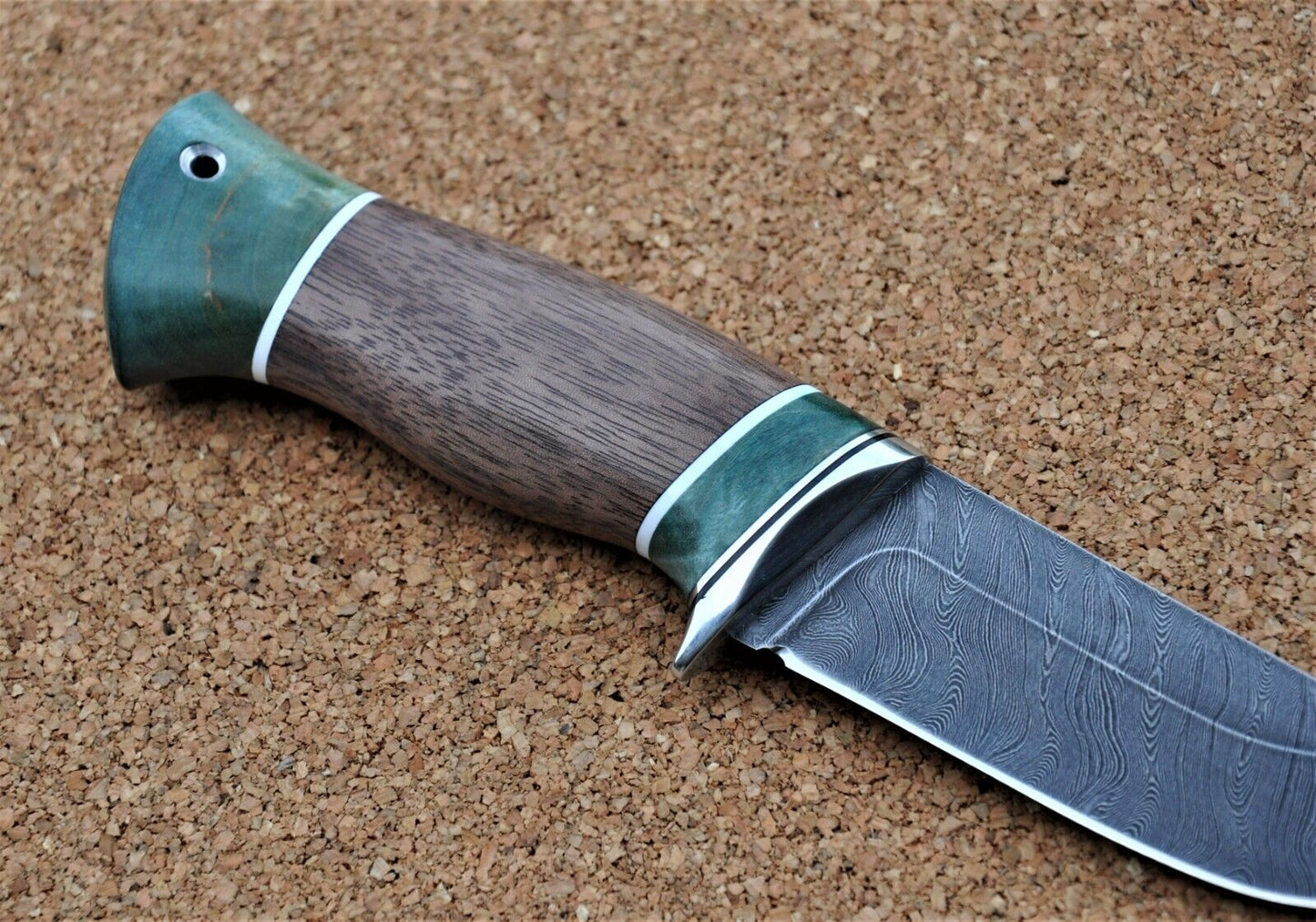 Damaszener Stahl Outdoor Jagd Damast Messer Nazarov Knives Handarbeit HRC62