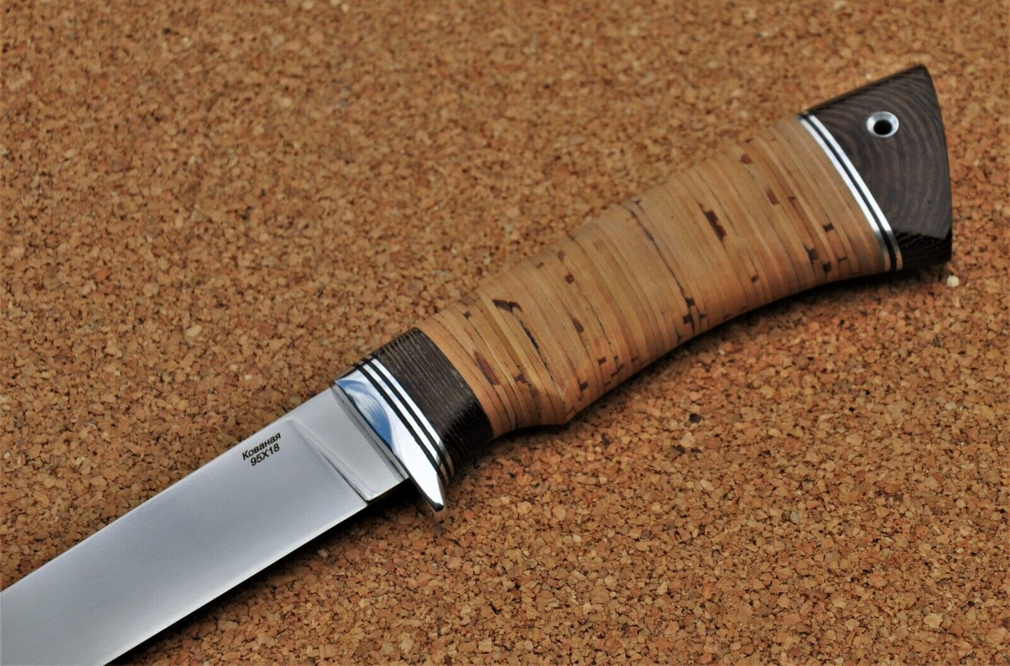 95H18 Stahl Rostfrei Outdoor Jagdmesser Handarbeit Nazarov Knives