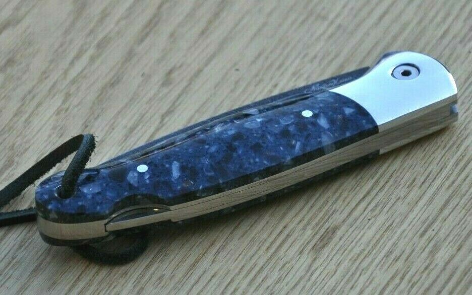 Nazarov Knives Russland Damast Stahl Outdoor Сова Klappmesser Handarbeit HRC 62