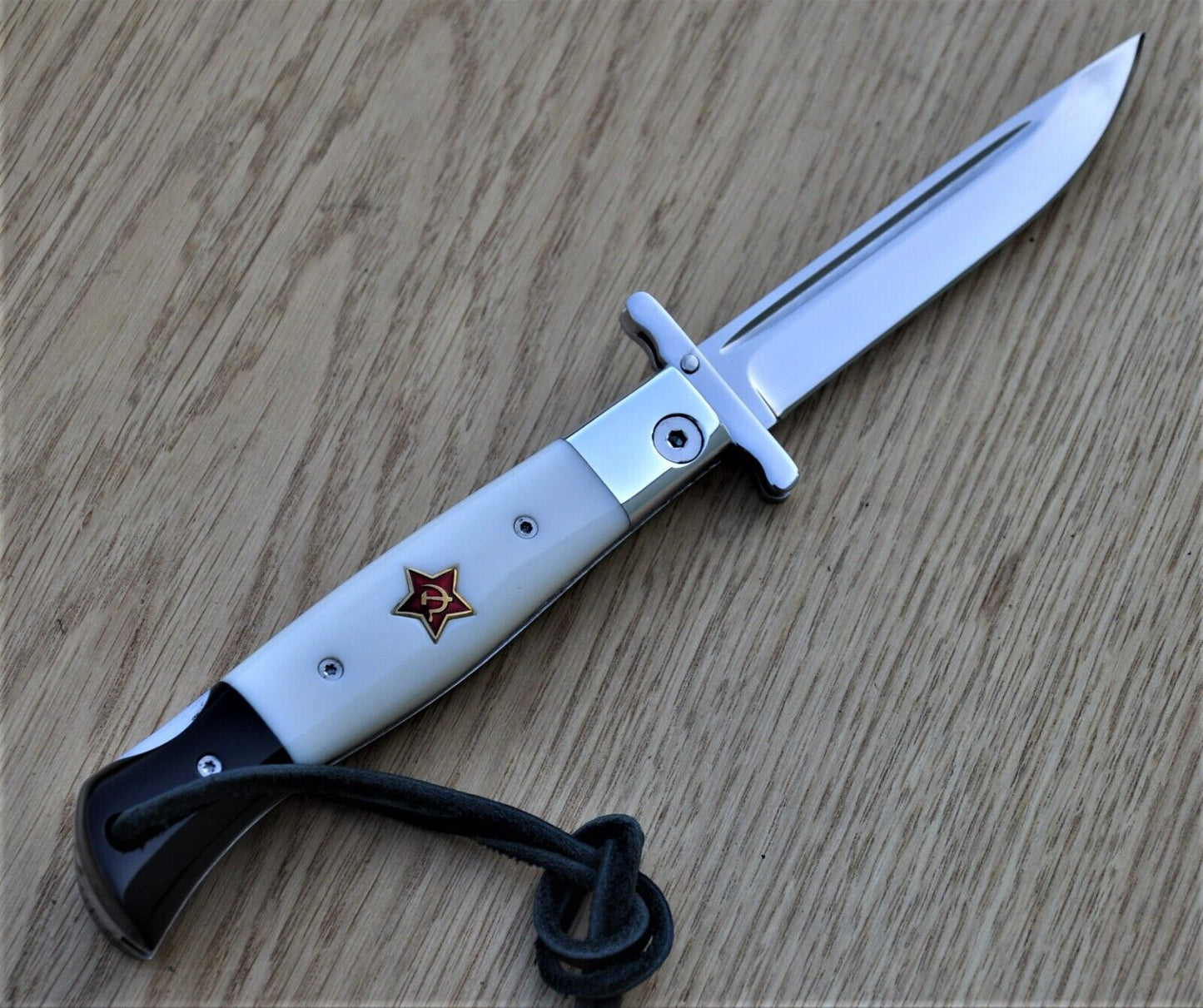 Nazarov Knives Russland Outdoor Klappmesser 95H18 Finka NKVD Handarbeit HRC 58
