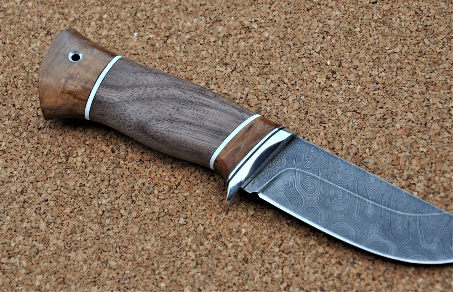 Damaszener Stahl Outdoor Jagd Damast Messer Nazarov Knives Handarbeit HRC62