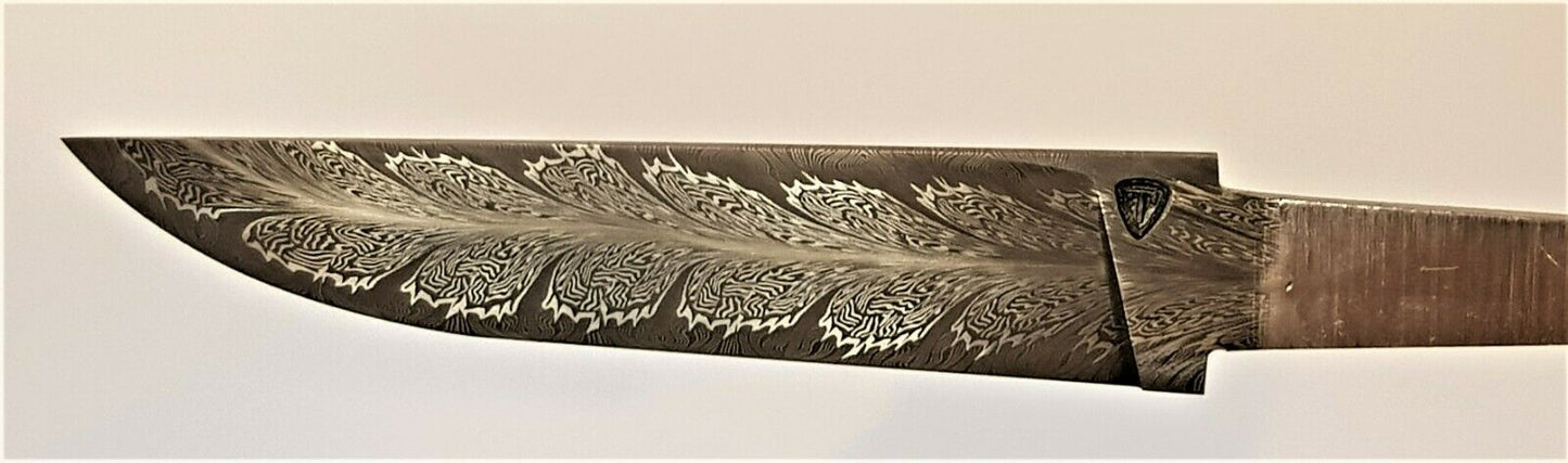 Exklusive Mosaikdamast Klinge Damascus Steel Messer S.Tikhomirov