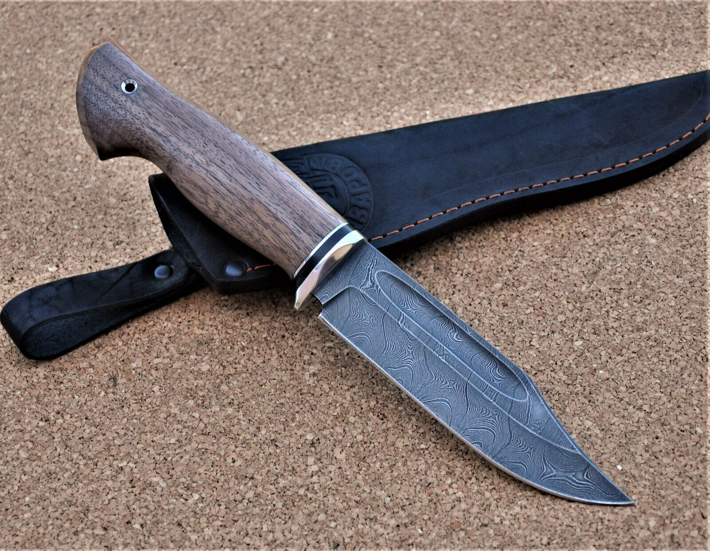 Damaszener Stahl Outdoor Jagd Damast Messer Nazarov Knives Handarbeit HRC62