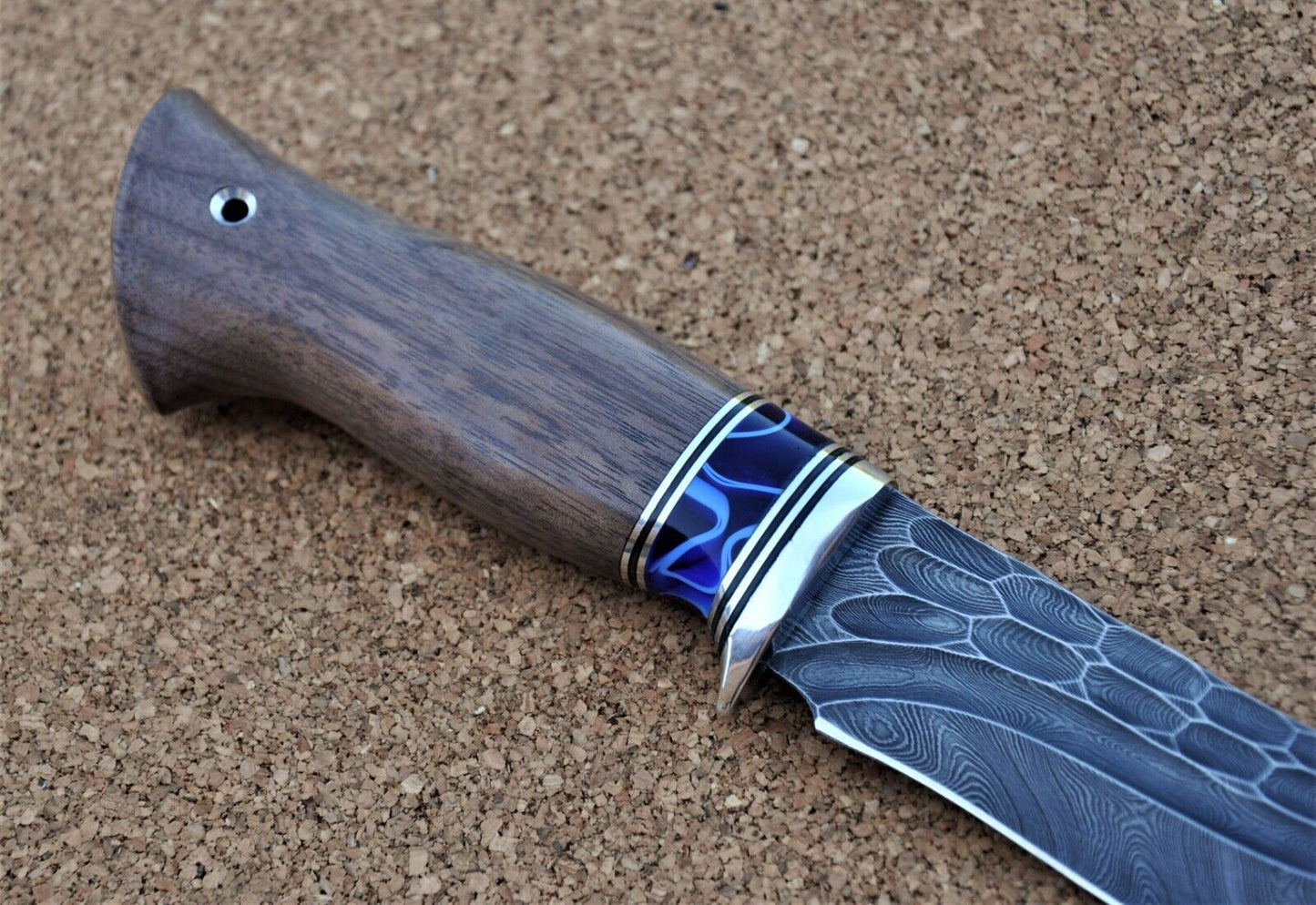 Damaszener Stahl Outdoor Jagd Damast Messer Nazarov Knives Handarbeit HRC62