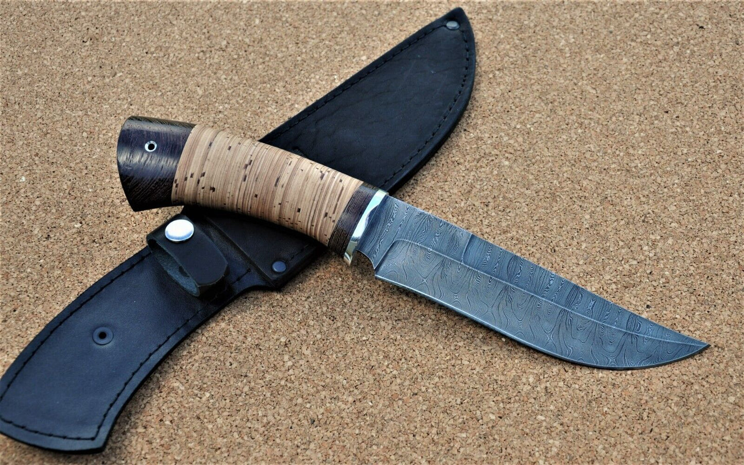 Damaszener Stahl Outdoor Jagd Messer Nazarov Knives Handarbeit HRC62 Катран