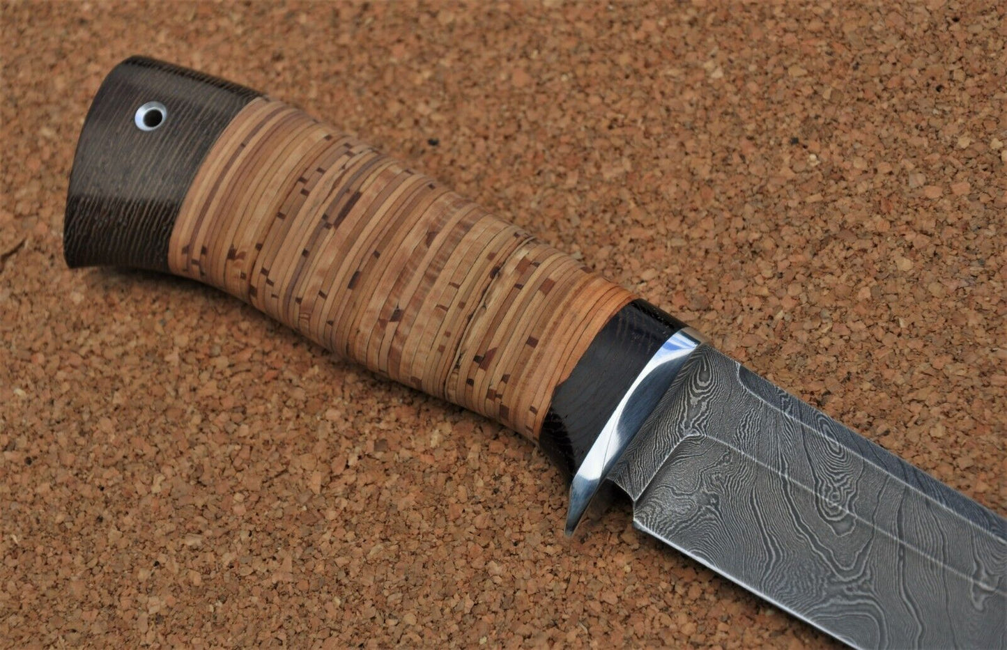 Damaszener Stahl Outdoor Jagdmesser Nazarov Knives Handarbeit