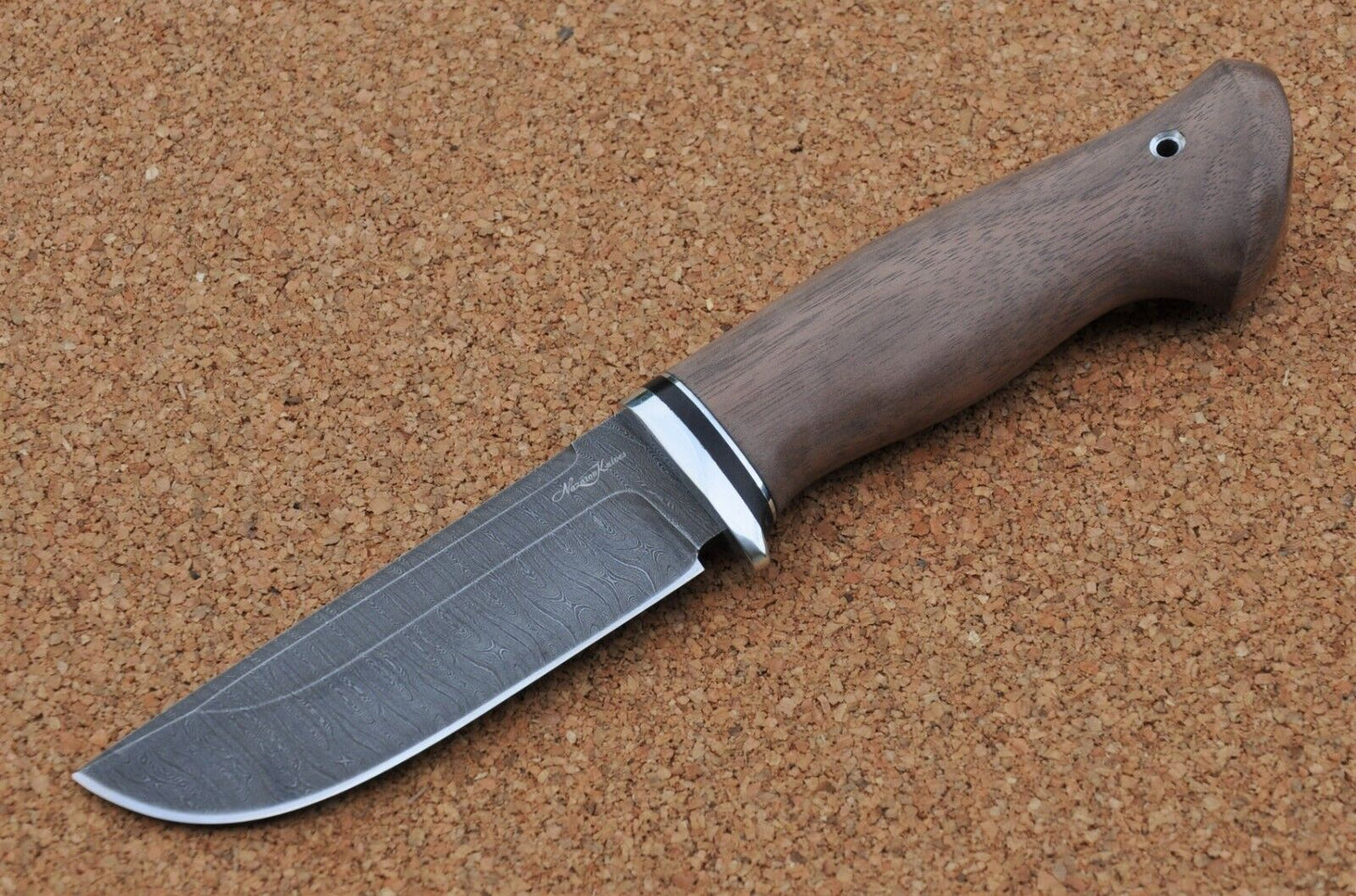 Damaszener Stahl Outdoor Jagd Damast Messer Nazarov Knives Handarbeit HRC62