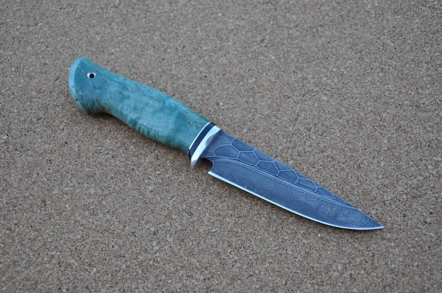 Damaszener Stahl Outdoor Jagd Damast Messer Nazarov Knives Handarbeit HRC62