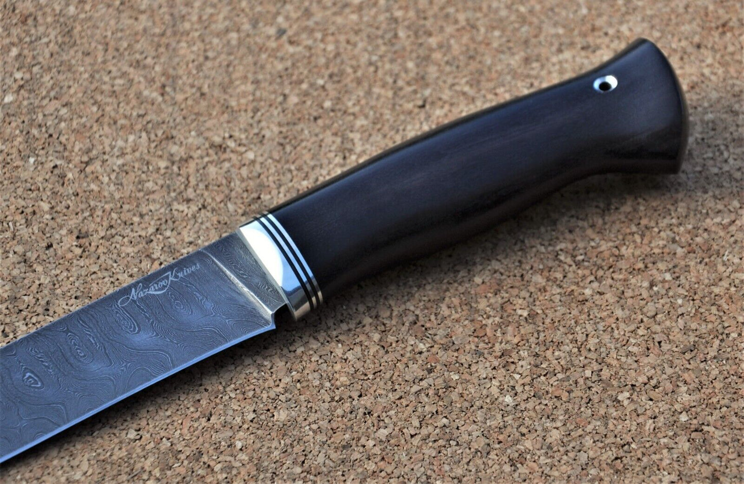 Damast DamaszenerStahl OutdoorMesser Nazarov Knives Handarbeit HRC62 Обвалочный