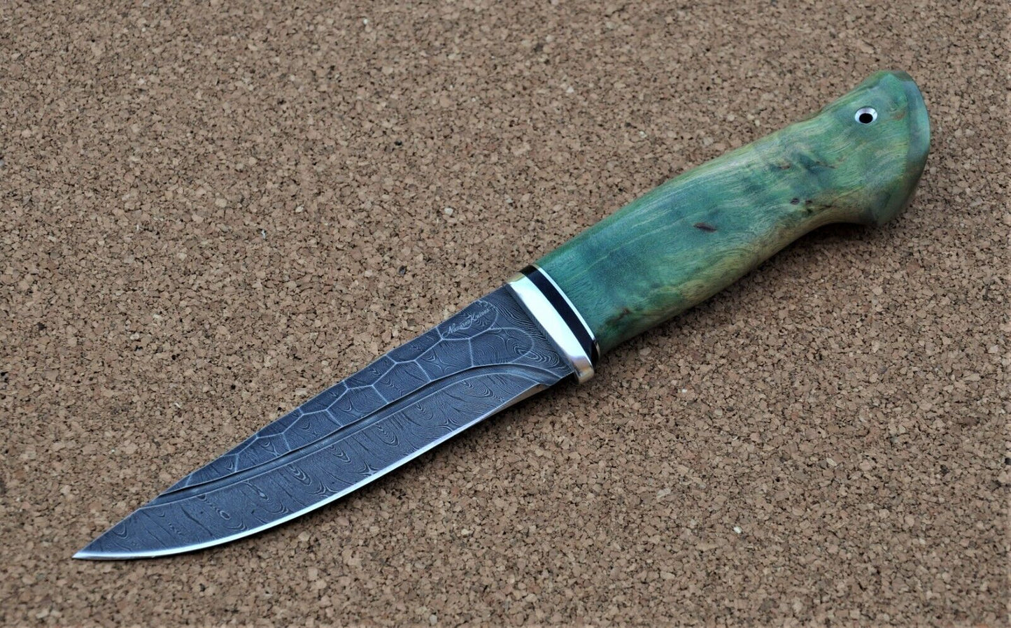 Damaszener Stahl Outdoor Jagd Damast Messer Nazarov Knives Handarbeit HRC62