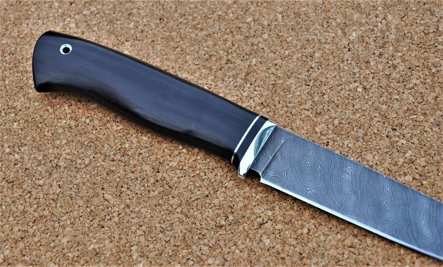 Damaszener Stahl Outdoor Damast Messer Nazarov Knives Handarbeit HRC62 Ягуар
