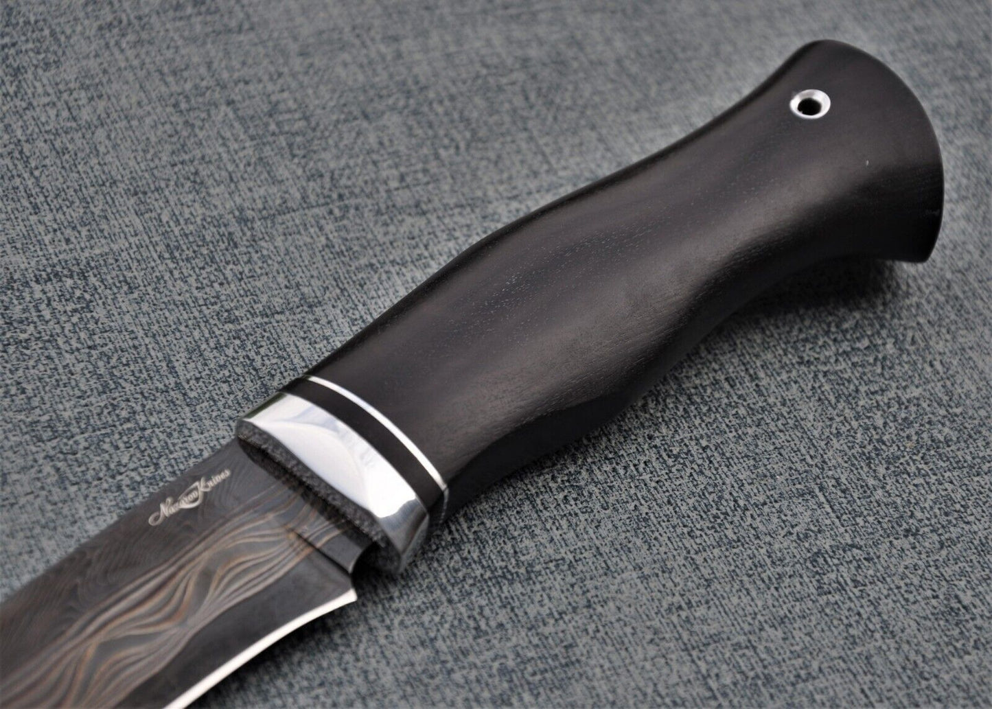 Nazarov Knives Russland Mosaik Damast Stahl OutdoorJagd Messer Handarbeit HRC62