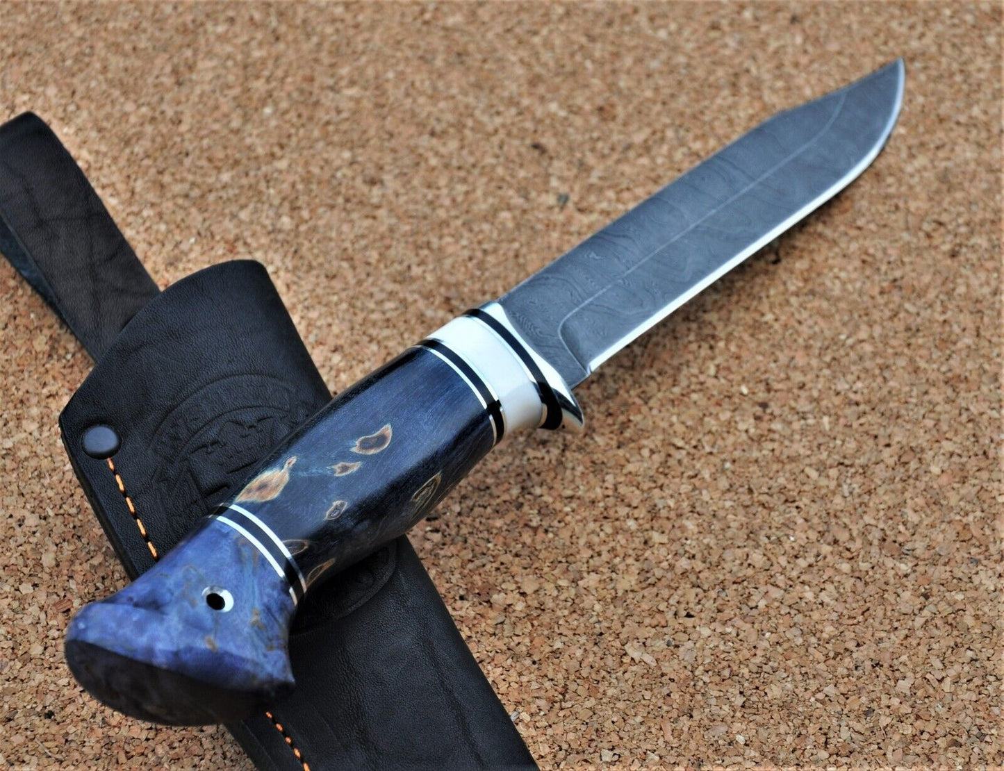 Damaszener Stahl Outdoor Jagd Damast Messer Nazarov Knives Handarbeit HRC62