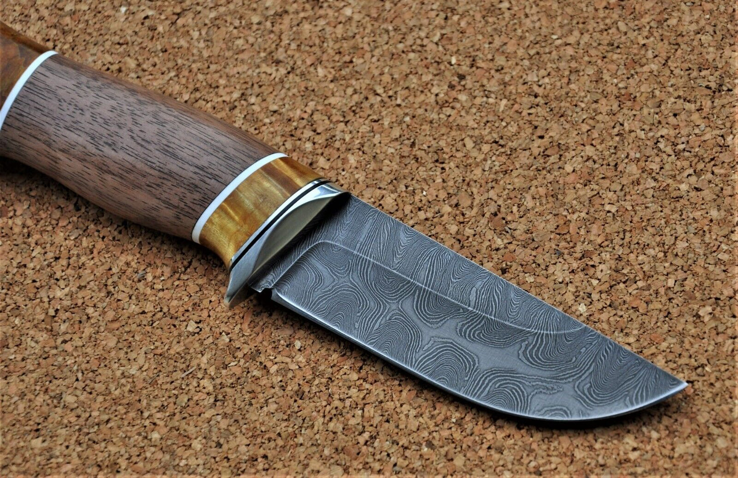 Damaszener Stahl Outdoor Jagd Damast Messer Nazarov Knives Handarbeit HRC62