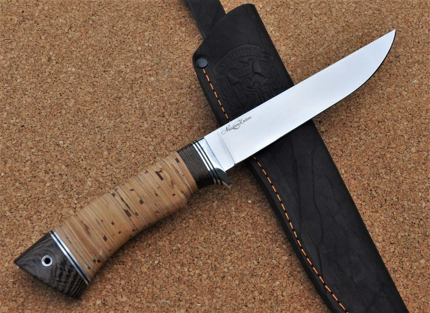 95H18 Stahl Rostfrei Outdoor Jagdmesser Handarbeit Nazarov Knives