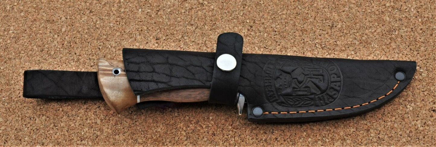 Damaszener Stahl Outdoor Jagd Damast Messer Nazarov Knives Handarbeit HRC62