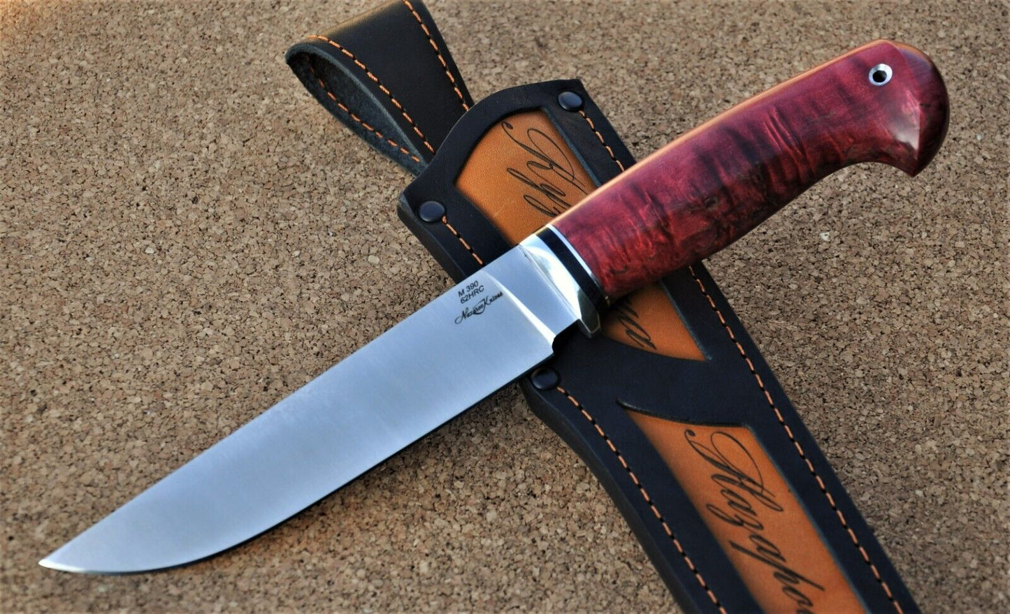 M390 Stahl ROSTFREI Outdoor Messer Nazarov Knives Handarbeit HRC62 Засапожный