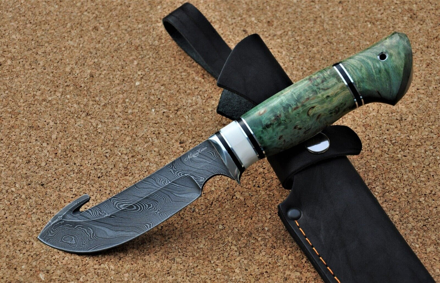 Damaszener Stahl Outdoor Jagd Damast Messer Nazarov Knives Handarbeit HRC62