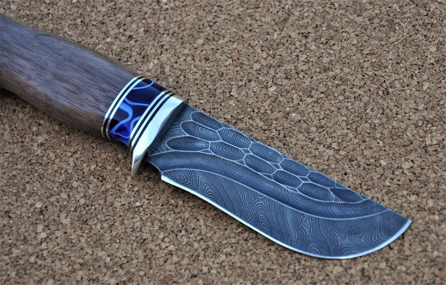 Damaszener Stahl Outdoor Jagd Damast Messer Nazarov Knives Handarbeit HRC62