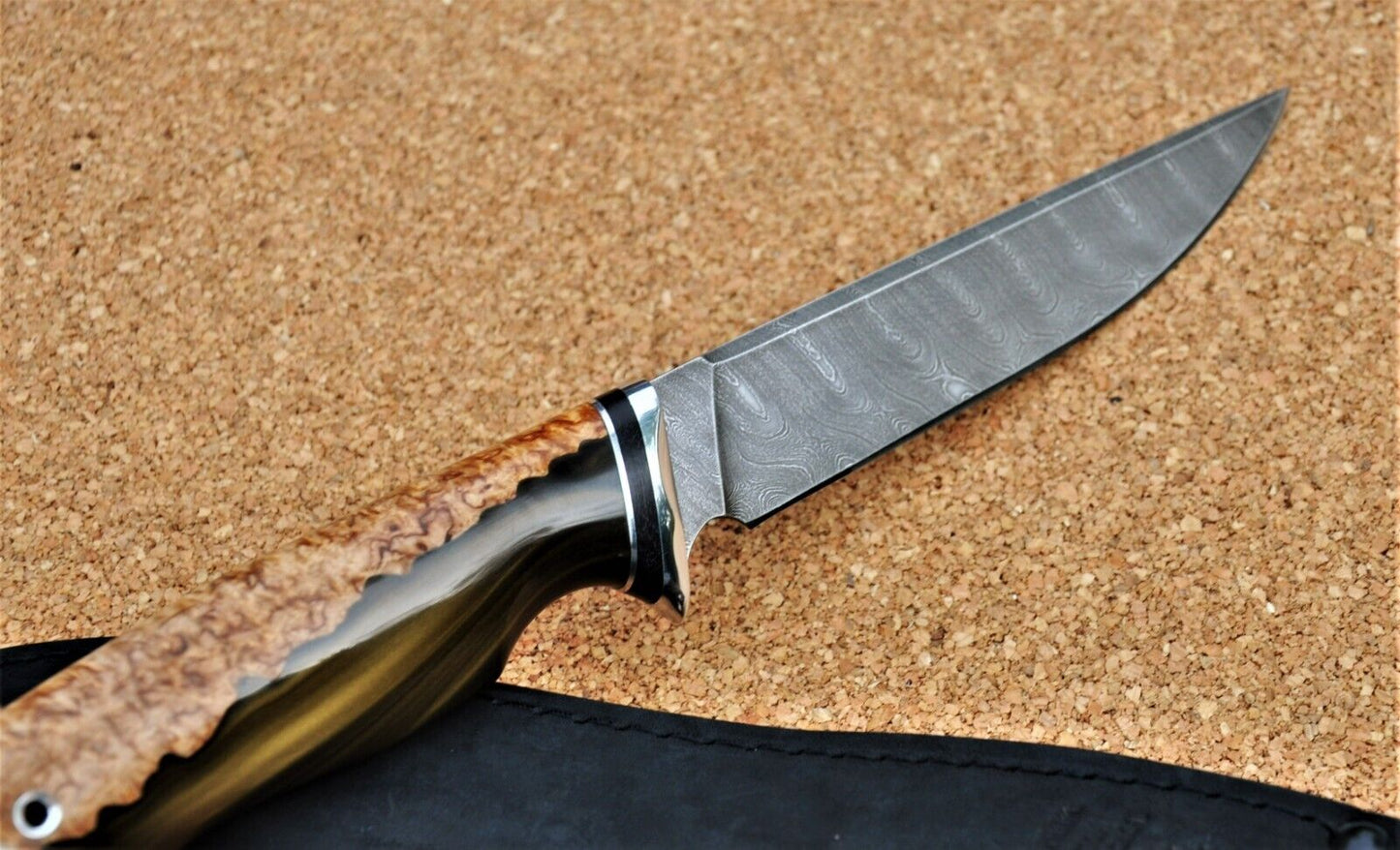 Damaszener Stahl Outdoor Damast Messer Nazarov Knives Handarbeit HRC62 Байкал