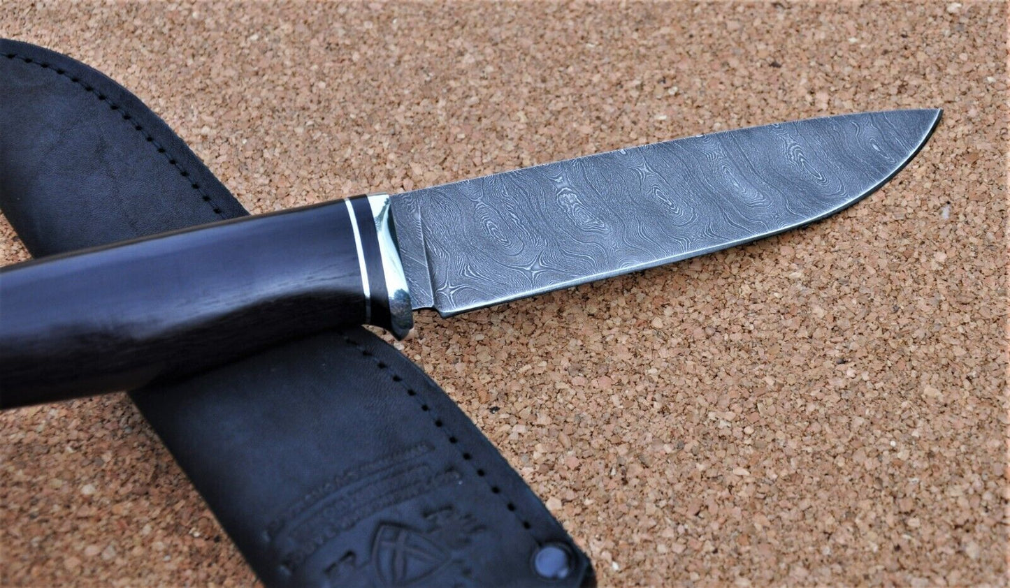 Damaszener Stahl Outdoor Damast Messer Nazarov Knives Handarbeit HRC62 Ягуар