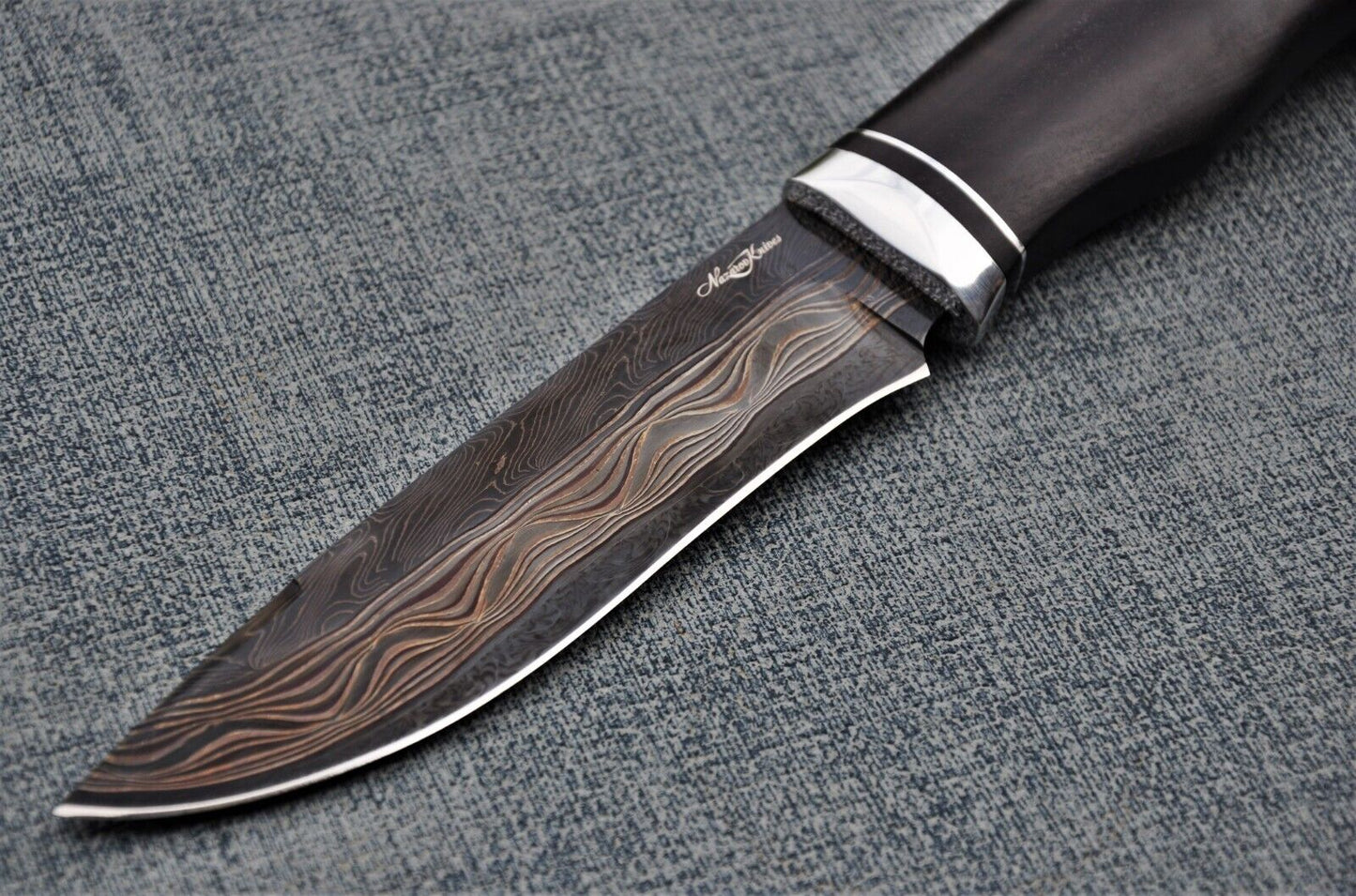 Nazarov Knives Russland Mosaik Damast Stahl OutdoorJagd Messer Handarbeit HRC62