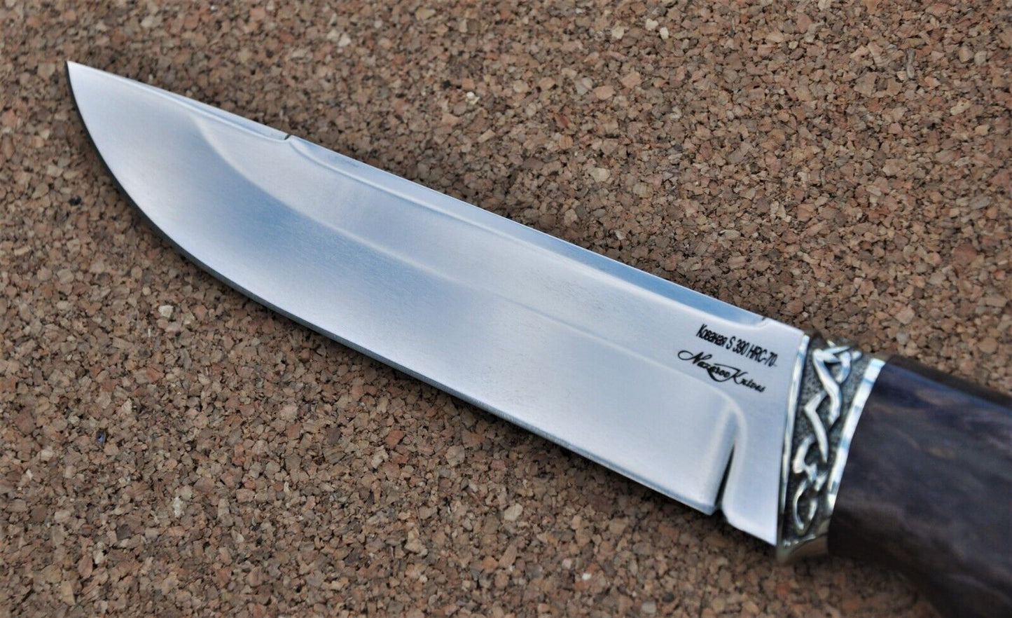 S390 Stahl ROSTFREI Outdoor Messer Nazarov Knives Handarbeit HRC70 Вепрь
