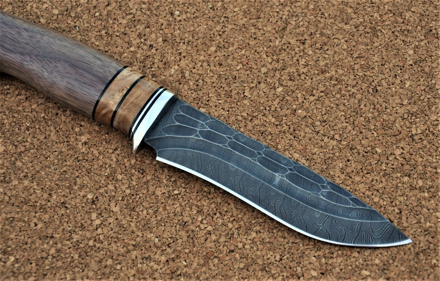 Damaszener Stahl Outdoor Jagd Damast Messer Nazarov Knives Handarbeit HRC62