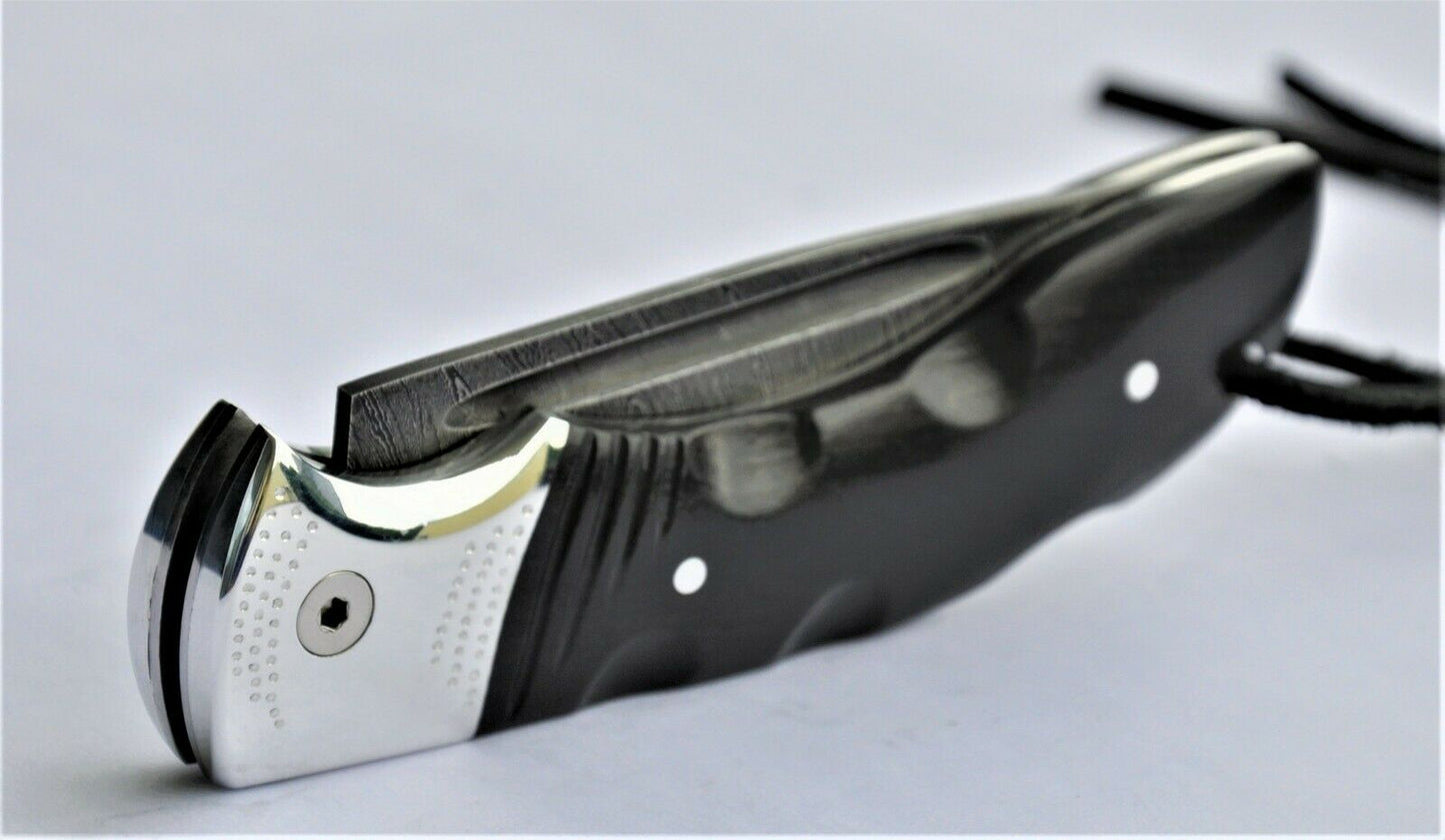 Nazarov Knives Russland DamastStahl Outdoor филин Klappmesser Handarbeit HRC62