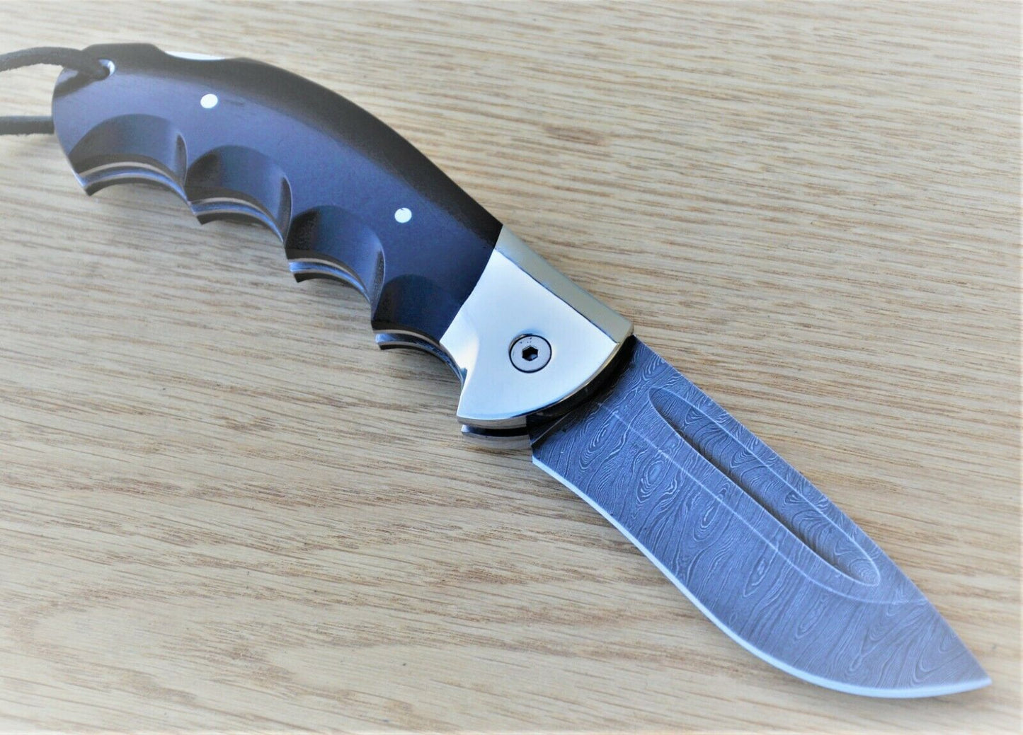 Nazarov Knives Damaszener Stahl Outdoor Klappmesser