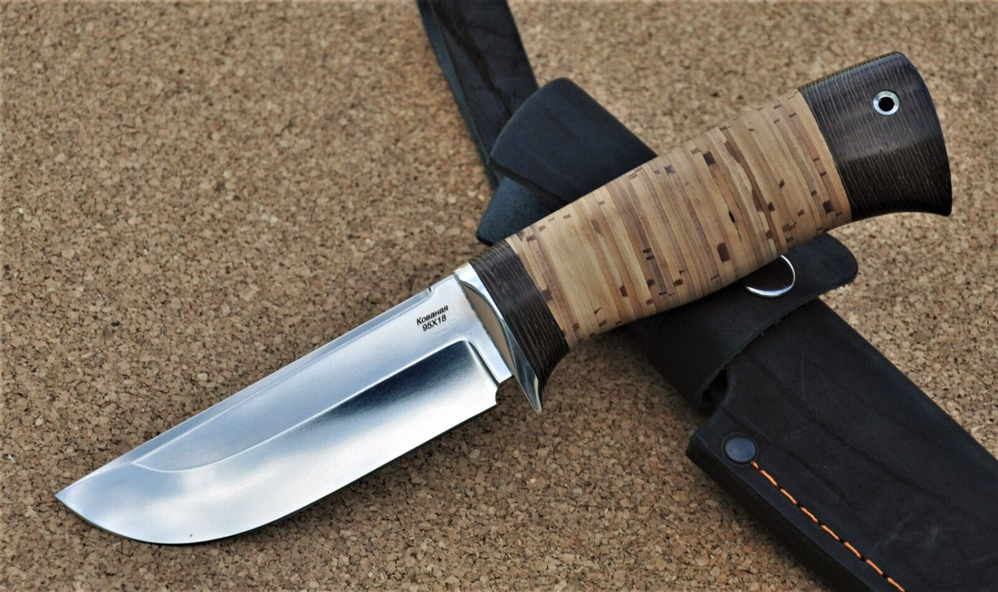 95H18 Stahl Rostfrei Outdoor Jagdmesser Handarbeit Nazarov Knives