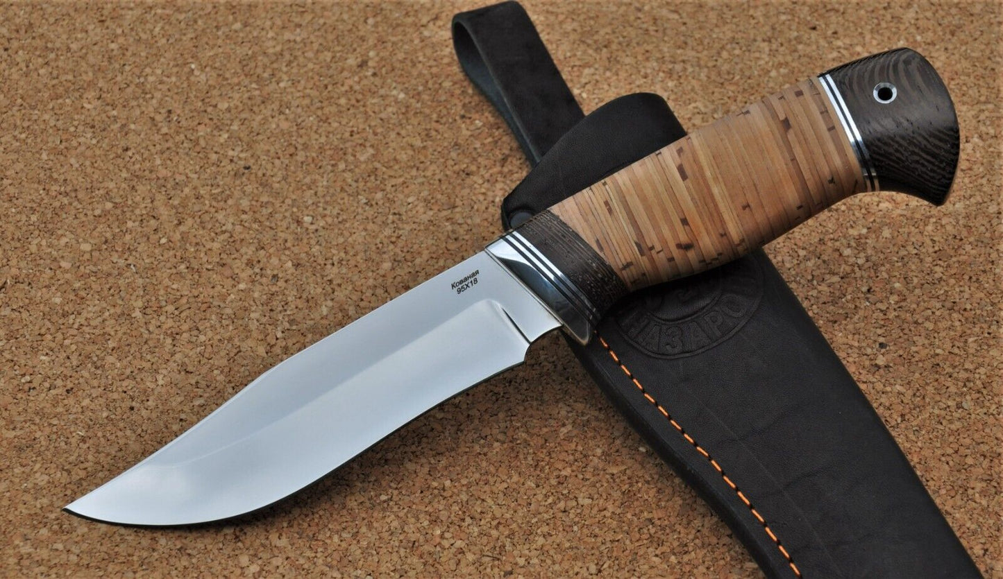 95H18 Stahl Rostfrei Outdoor Jagdmesser Handarbeit Nazarov Knives